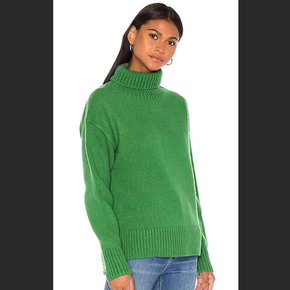 rag u0026 bone | Sweaters | Rag Bone Womens Lunet Wool Turtleneck Sweater Small  Kelly Green | Poshmark